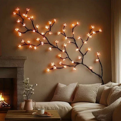 WillowGlow LED Wandtaklamp | Decoratieve Verlichte Wandkunst