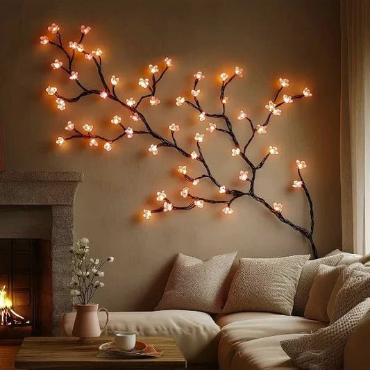 WillowGlow LED Wandtaklamp | Decoratieve Verlichte Wandkunst