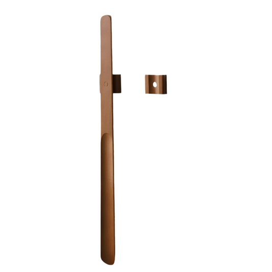 Lange Houten Schoenlepel met Magneet en Wandhouder 55 cm
