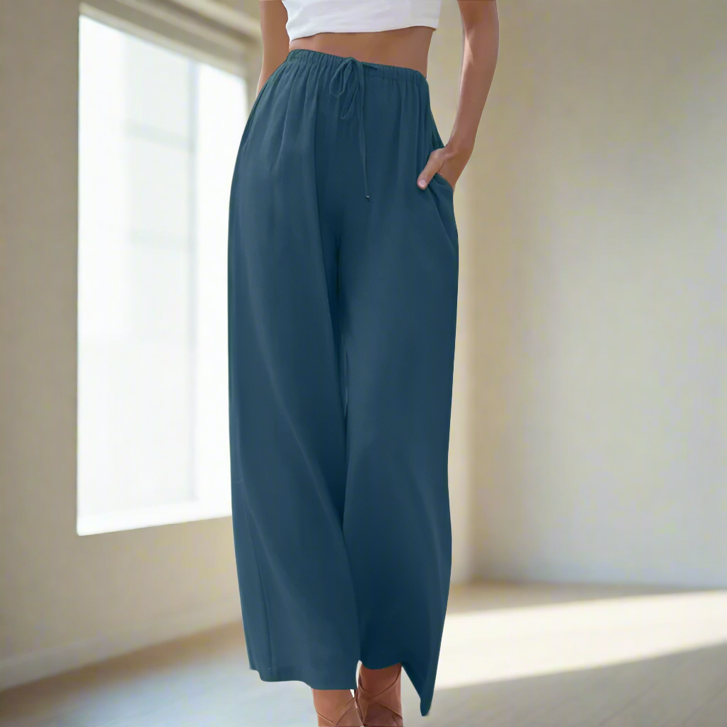 Veloura Wide Leg Damesbroek