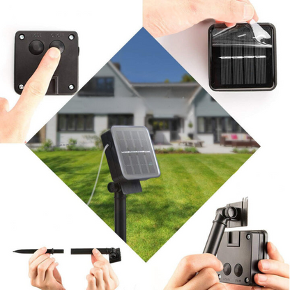 Marokkaanse Solar-Lantaarnketting - 12 meter, 100 LED-lampen, waterdicht
