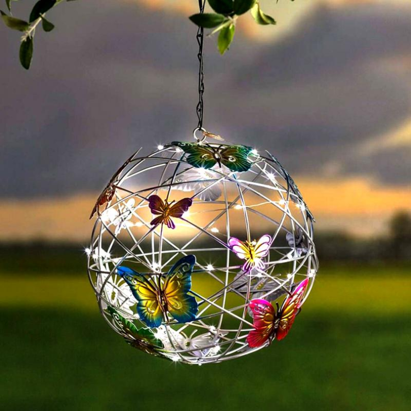 ButterflyAura Solar Tuinlamp met Vlinder LED Verlichting