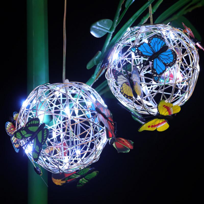 ButterflyAura Solar Tuinlamp met Vlinder LED Verlichting