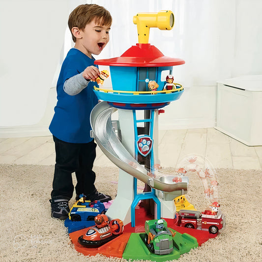 AvontuurGlijbaan Kinderspeelset met Auto's – Interactief Speelplezier