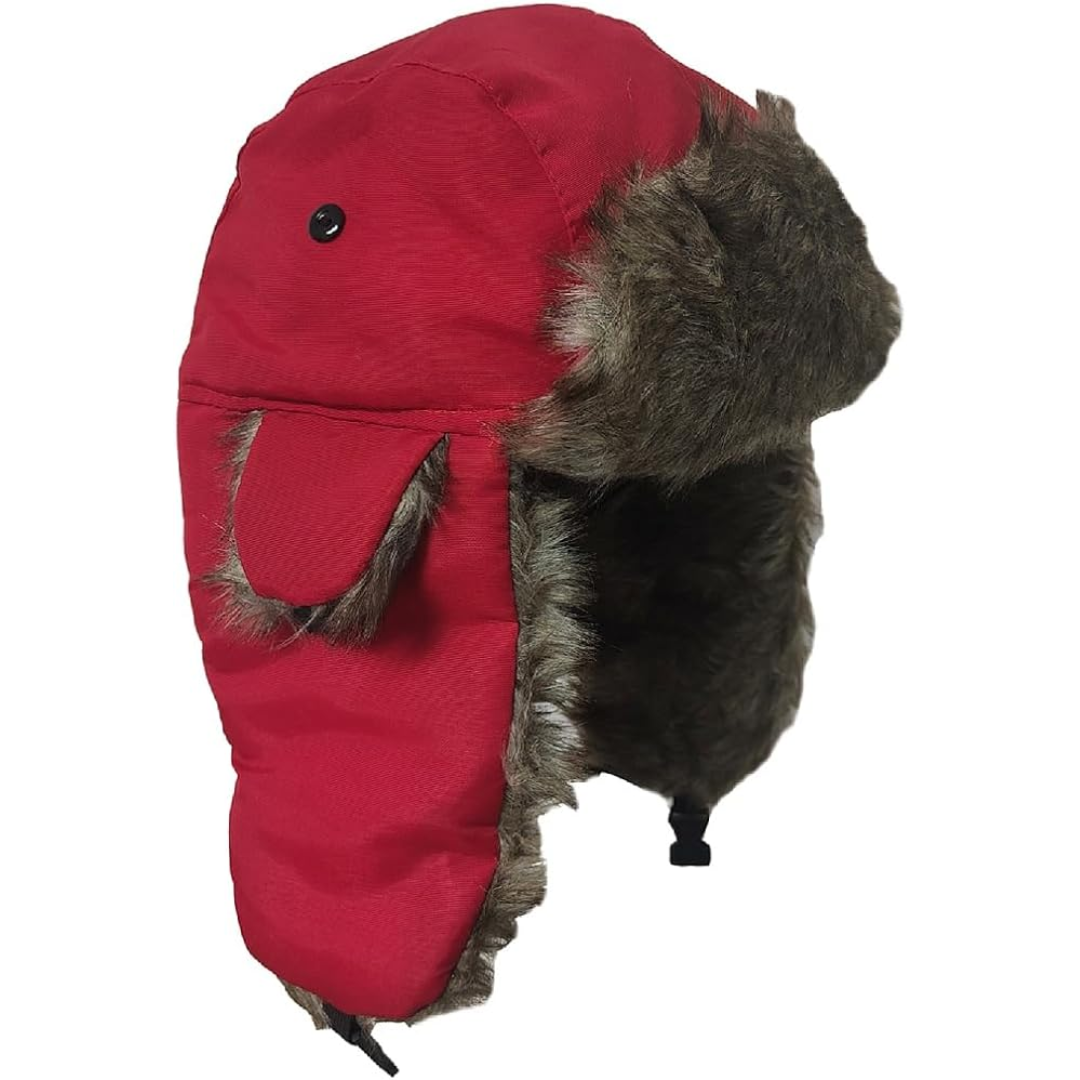 ArcticGuard TrapperMuts – Winddichte Unisex Wintermuts met Warme Bontvoering