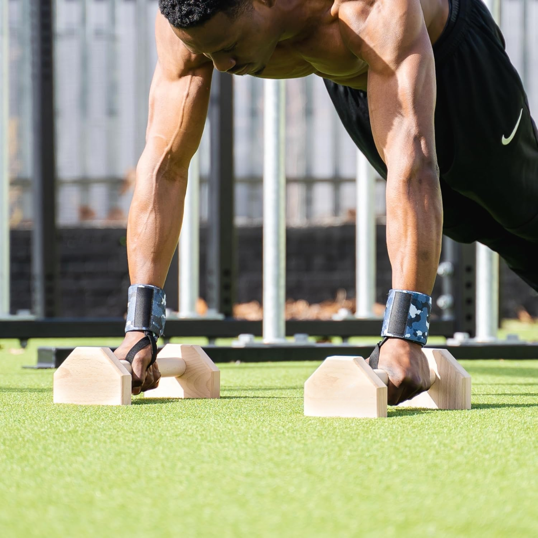 Calisthenics PowerBars – Robuuste houten armsteun grepen