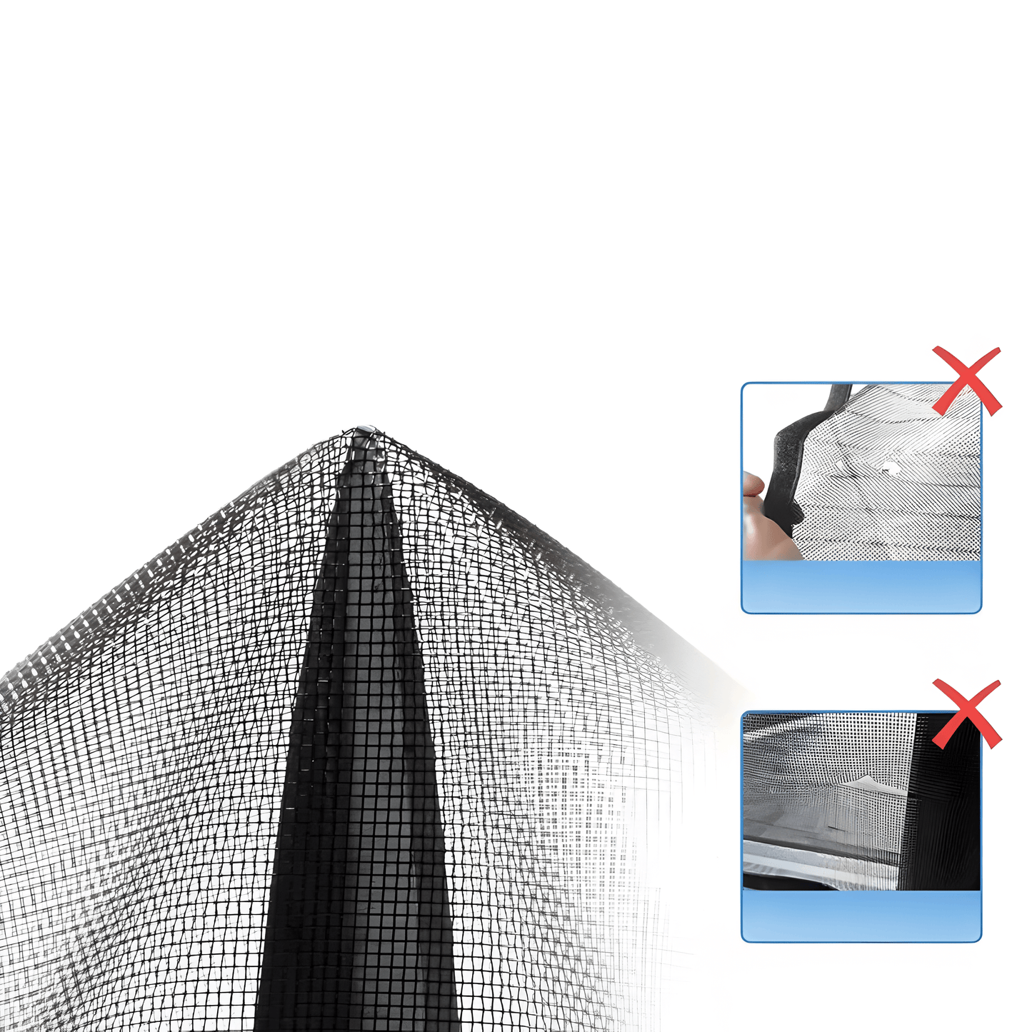 Self-Closing Magnetic Door Mosquito Net with Pet-Friendly Opening