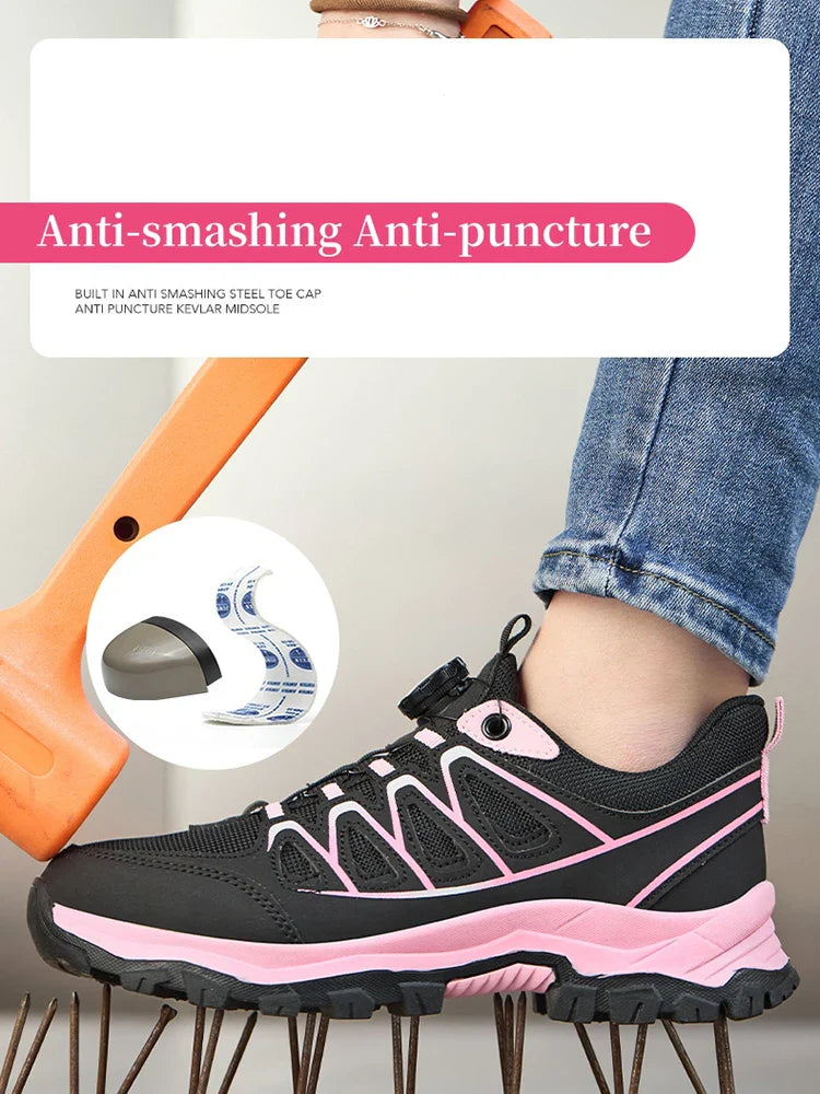 Dames Veiligheidsschoenen met Stalen Neus en Antislipzool