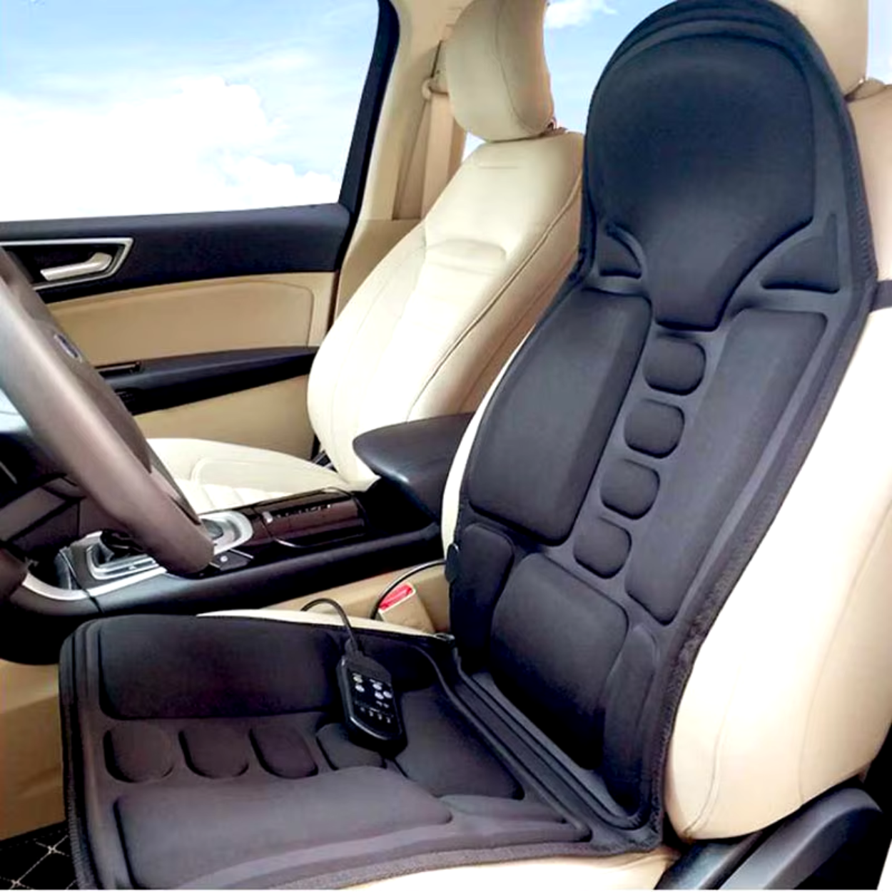Verwarmd Shiatsu Massagekussen Voor Thuis, Kantoor en Auto
