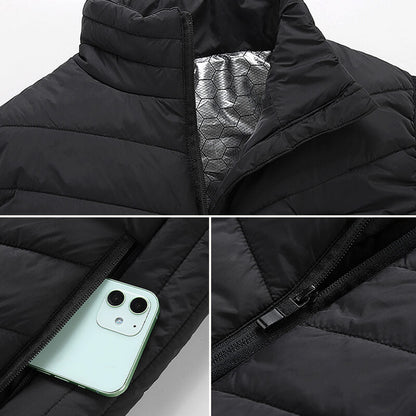 Verwarmd Vest met Batterij – Verwarmde Jas voor Mannen voor Buitensport