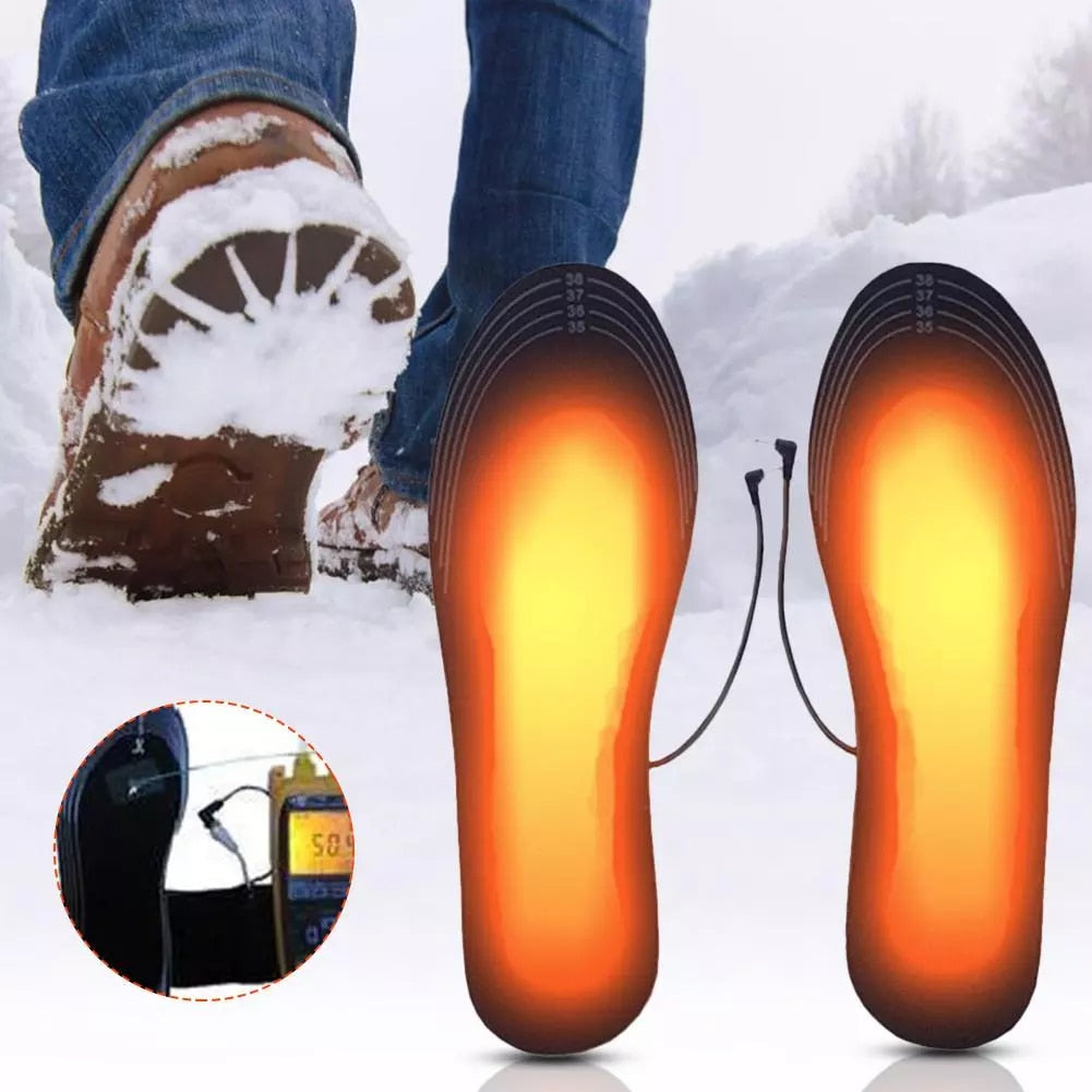 Verwarmde inlegzolen USB oplaadbaar