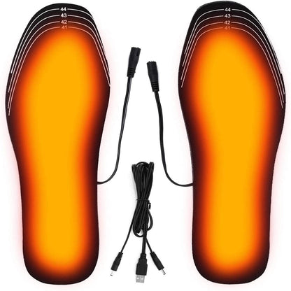 Verwarmde inlegzolen USB oplaadbaar