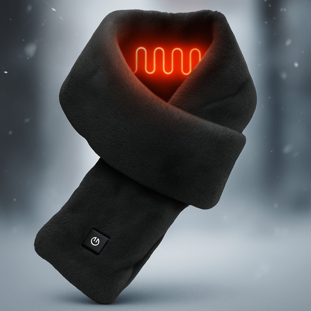 CozyHeat verwarmde fleece sjaal – USB thermische sjaal met 3 warmtestanden
