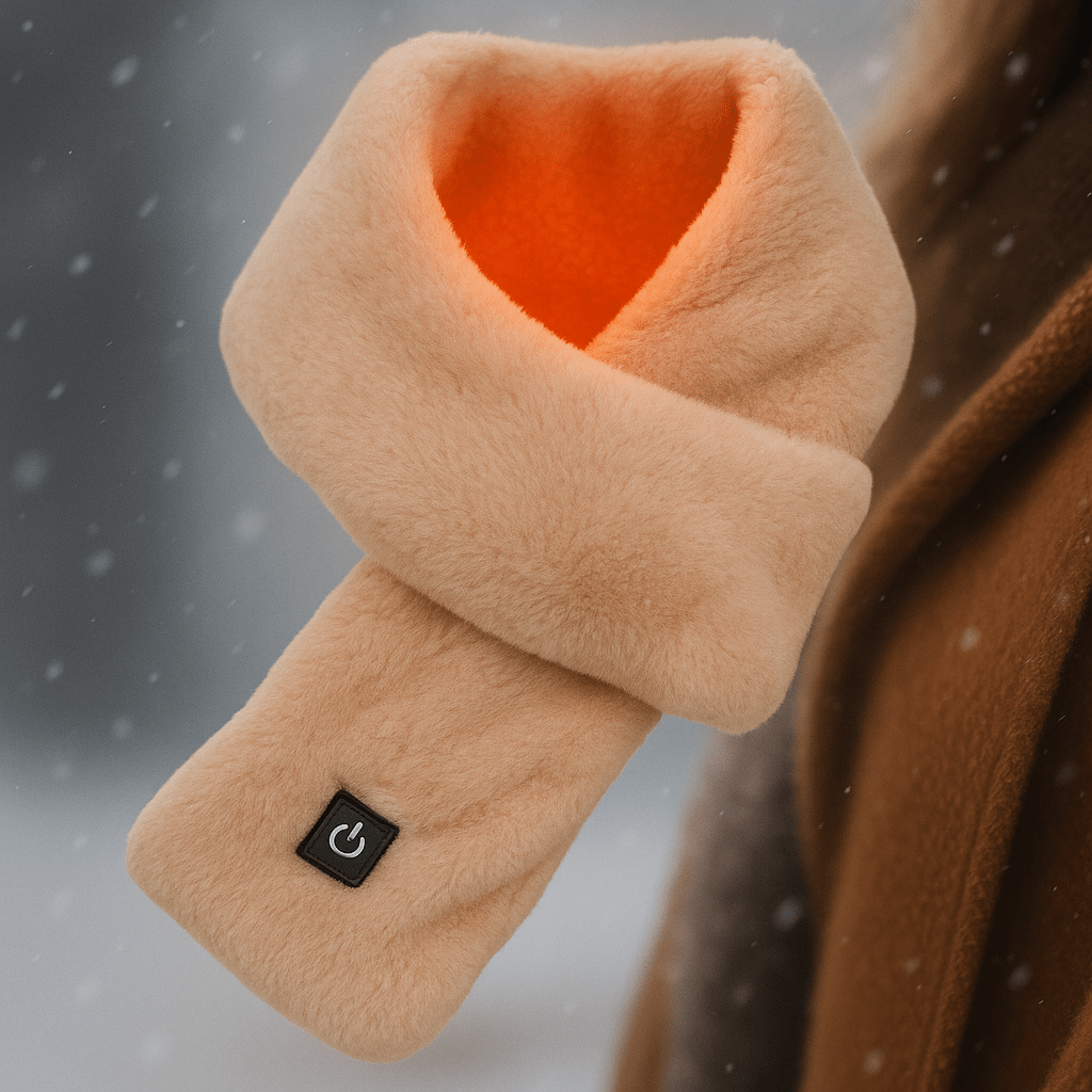 CozyHeat verwarmde fleece sjaal – USB thermische sjaal met 3 warmtestanden