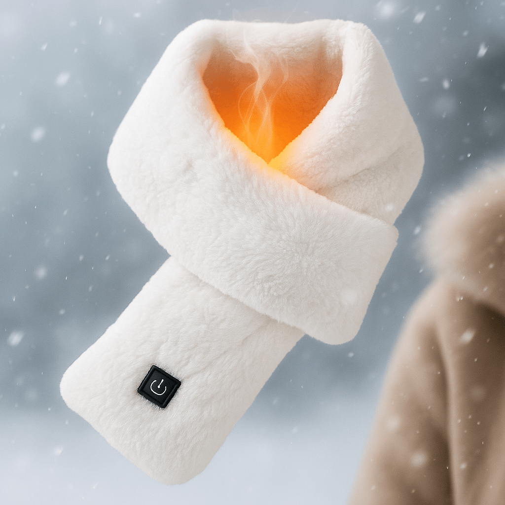 CozyHeat verwarmde fleece sjaal – USB thermische sjaal met 3 warmtestanden