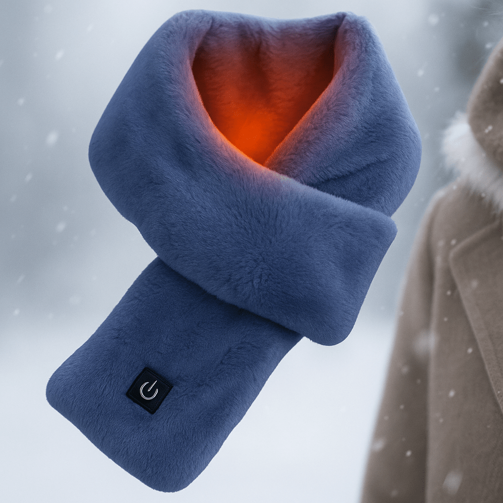 CozyHeat verwarmde fleece sjaal – USB thermische sjaal met 3 warmtestanden