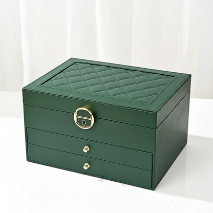 Premium Leren Sieradenkist - Elegante Opbergbox voor Sieraden