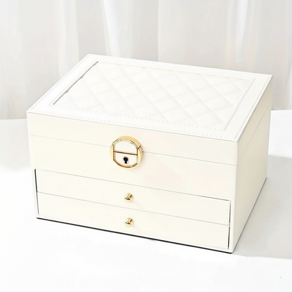 Premium Leren Sieradenkist - Elegante Opbergbox voor Sieraden