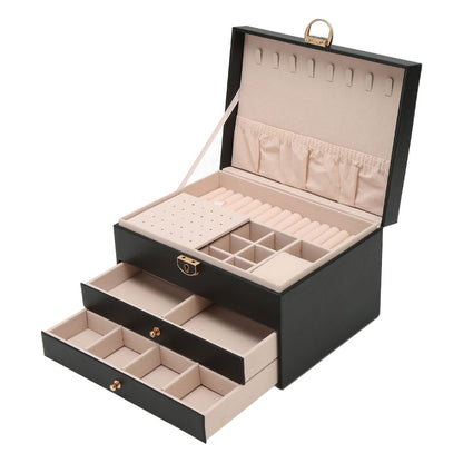 Premium Leren Sieradenkist - Elegante Opbergbox voor Sieraden