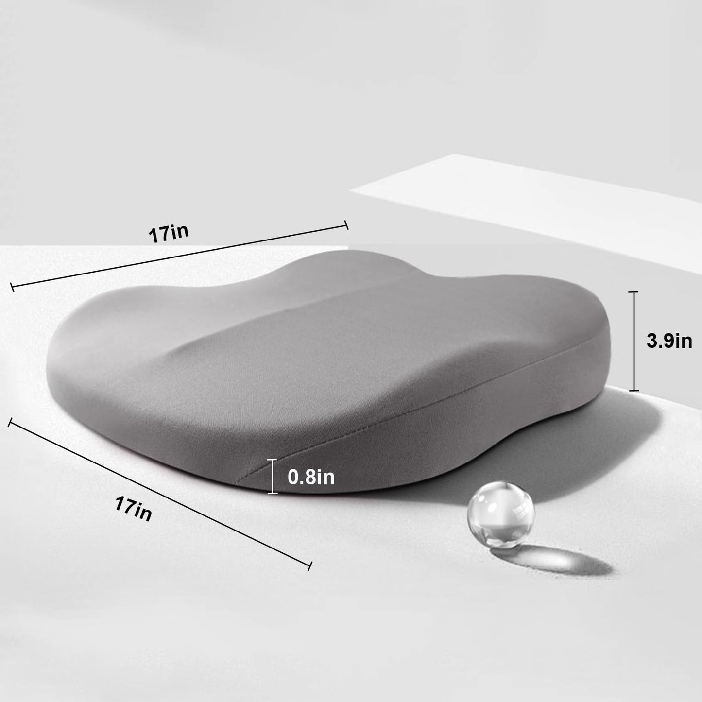 Volwassen Auto Zitverhoger – Ergonomisch Kussen voor Verbeterd Zicht en Comfort