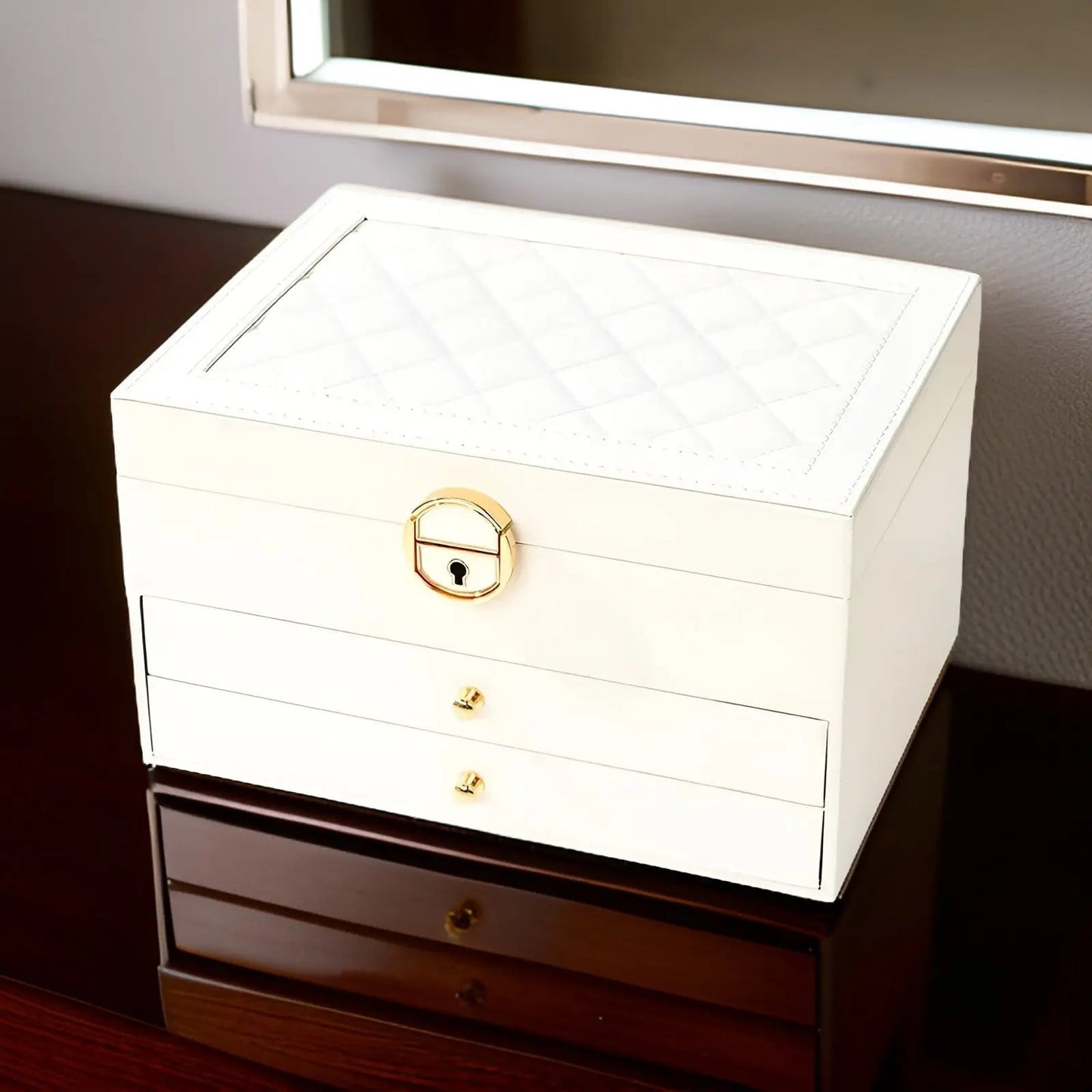 EleganceBox Luxe Sieradendoos – Meervoudige Opbergbox voor Sieraden