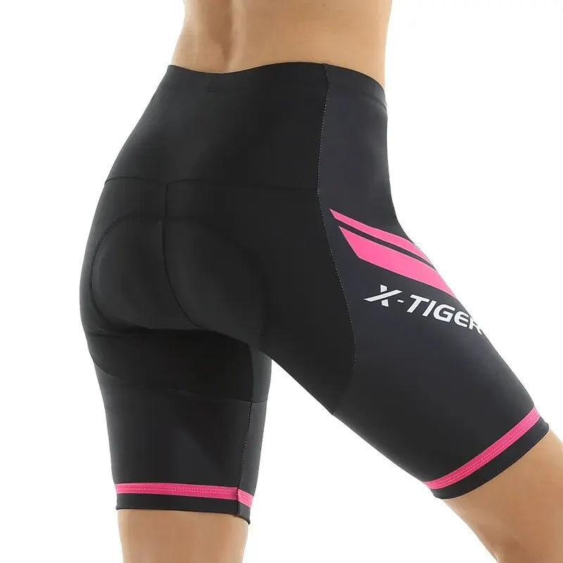 Dames Fietsbroek met 3D Gel Zitkussen en Ademend Materiaal