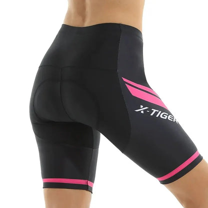 Dames Fietsbroek met 3D Gel Zitkussen en Ademend Materiaal