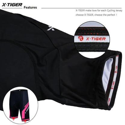 Dames Fietsbroek met 3D Gel Zitkussen en Ademend Materiaal
