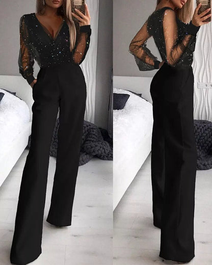 Elegante Dames Jumpsuit Liora – Zwarte Comfortabele One-Piece voor Elke Gelegenheid