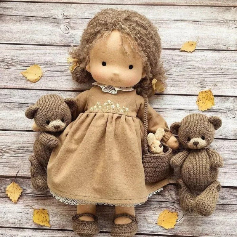Waldorf pop | Handgemaakt | Fantasiespel | Poppen | Waldorfpedagogisch Speelgoed