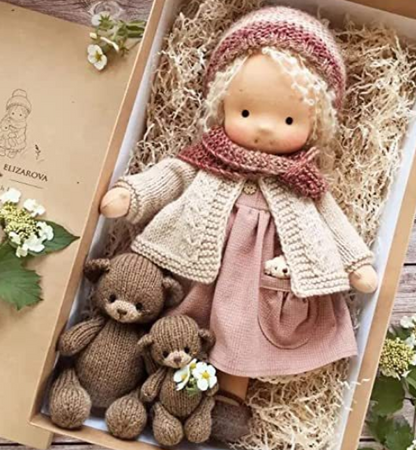 Waldorf pop | Handgemaakt | Fantasiespel | Poppen | Waldorfpedagogisch Speelgoed