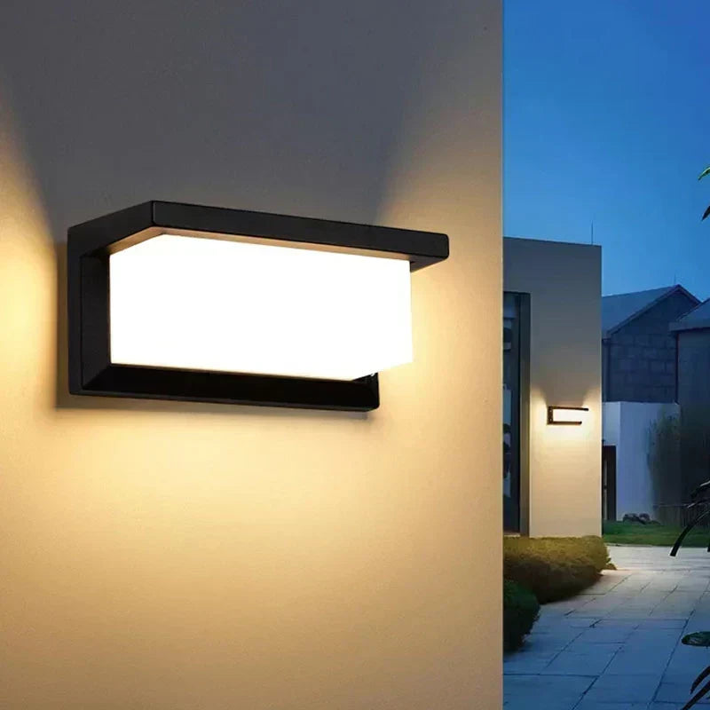 Bewegingsgestuurde LED-wandlamp voor buiten | Weerbestendig