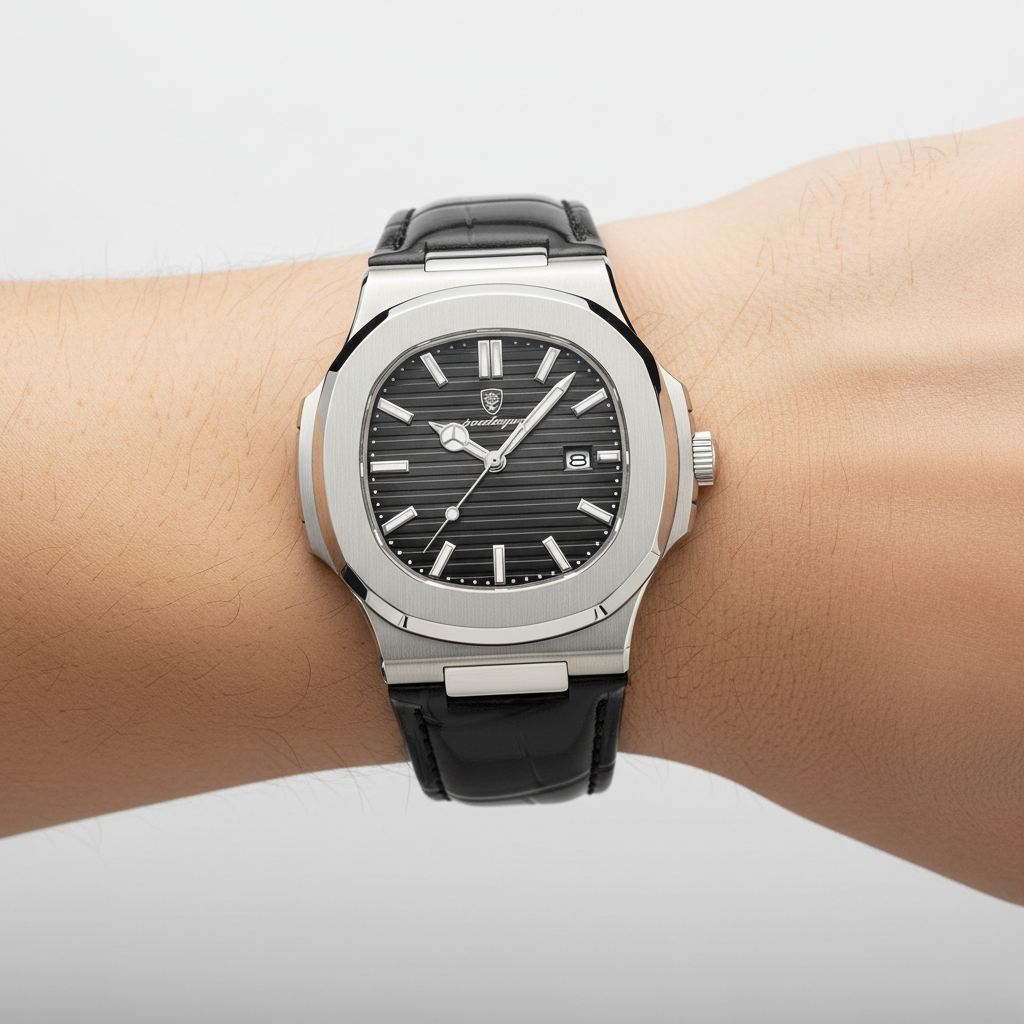 Titanium Sporthorloge met Hardlex Glas - Waterdicht en Krasvrij