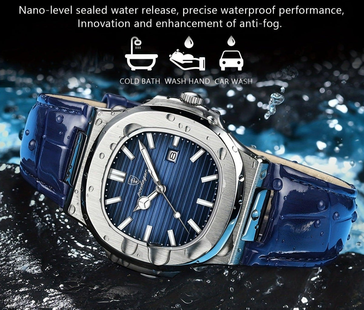 Titanium Sporthorloge met Hardlex Glas - Waterdicht en Krasvrij