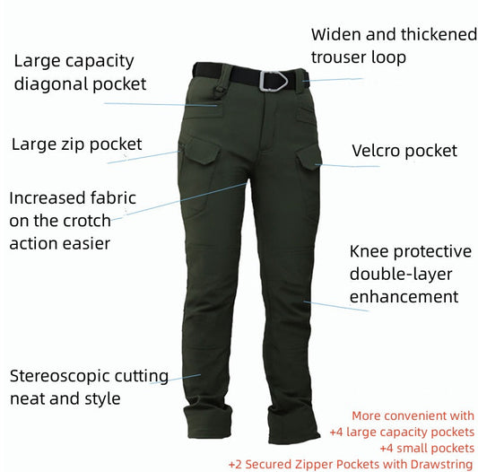 Waterdichte Softshell Winterbroek voor Mannen