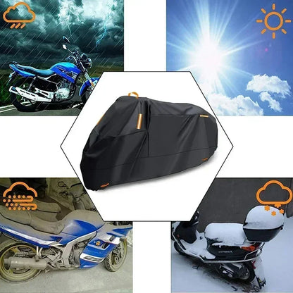 Motorhoes Waterafstotend met UV Bescherming en Opbergtas