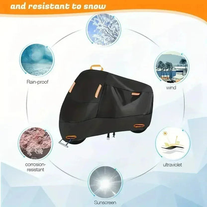 Motorhoes Waterafstotend met UV Bescherming en Opbergtas