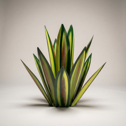 AgavaLicht Metalen Tuinornament Agave Met Solar LED