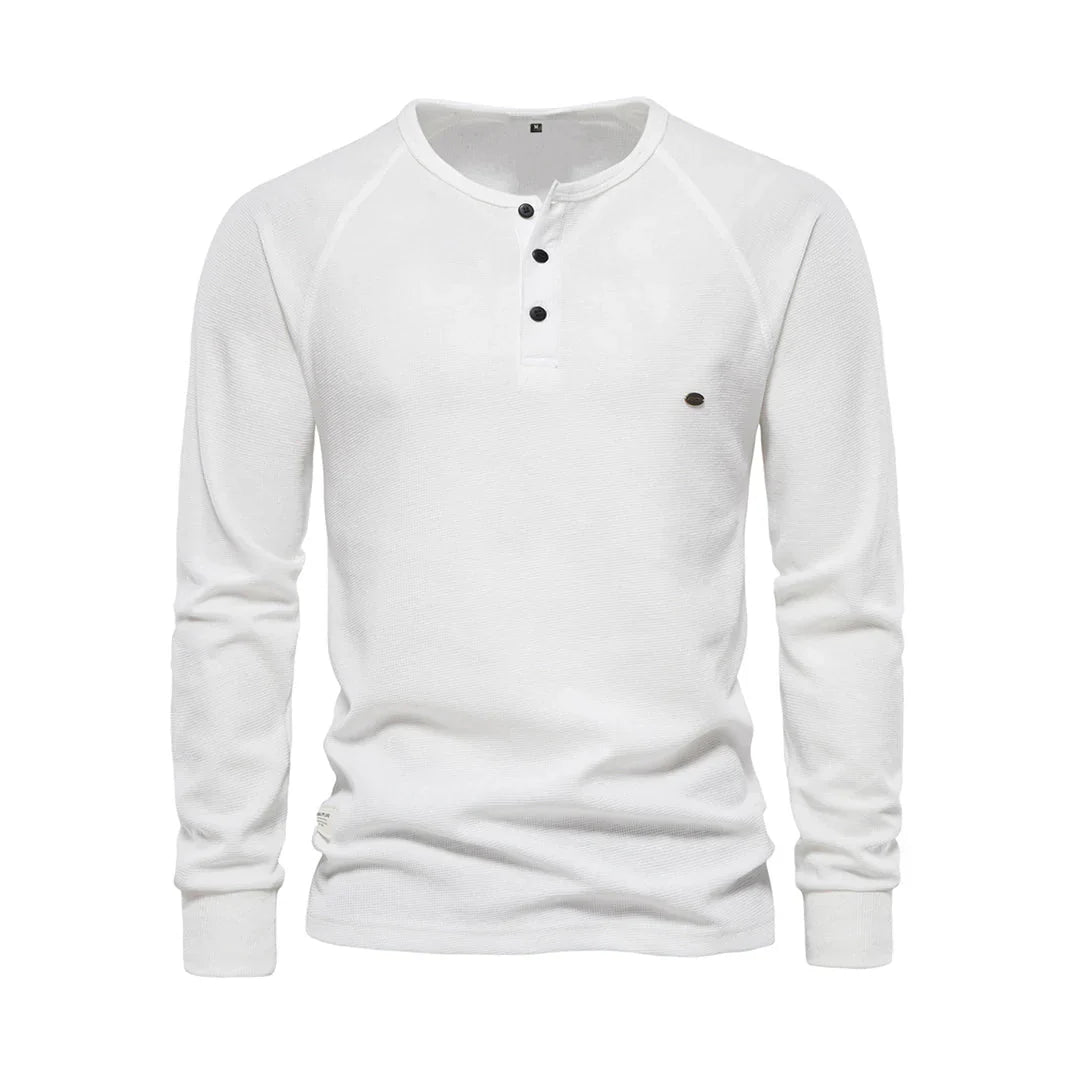 NereoClassic Langemouwenshirt – Stijlvol Heren Shirt met Knoopsluiting en Lange Mouwen  Google Product Taxonomie (NL):