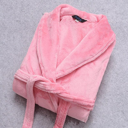 Winterzachte Unisex Badjas – Fluwelige Huisjas van Fleece en Flanel