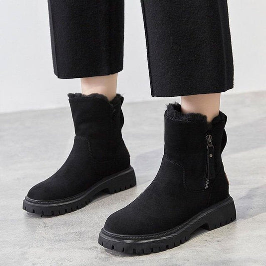 Warme Dameslaarzen Lurena – Waterdichte Winterboots met Bontvoering