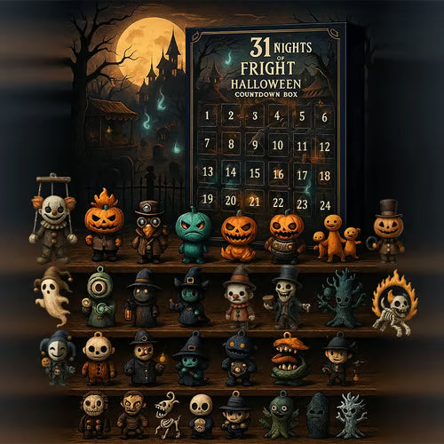 Halloween Countdown Box – 31 Figuren en Mini Decoraties