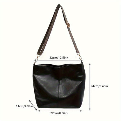 CityPure PU Messengerbag – Witte Stedelijke Schoudertas met Ritssluiting