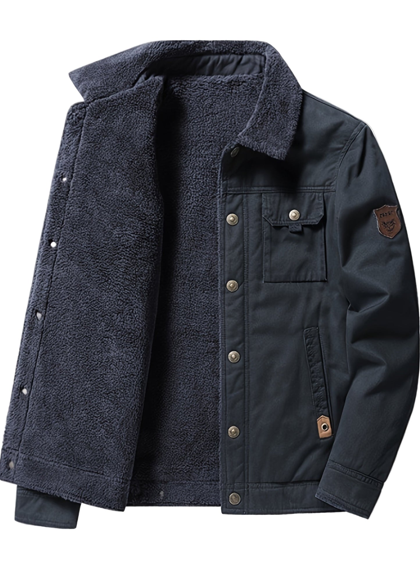 NordHaven Winter Jacket for Men – Warm Water-Repellent Coat with Lining