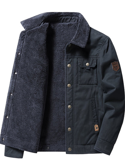 NordHaven Winter Jacket for Men – Warm Water-Repellent Coat with Lining