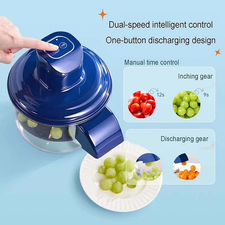 Automatische fruitschiller | Oplaadbaar & roestvrij staal | 50W motor & precisieblad | Snelle & schone schil