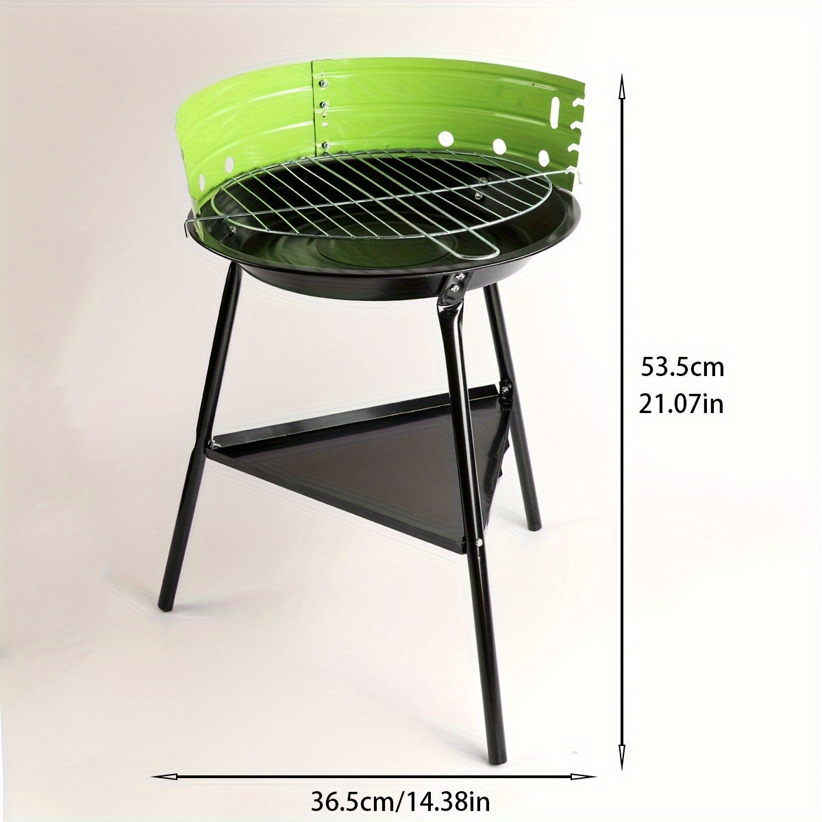 GrillNova Compacte Buitenbarbecue met Windbescherming