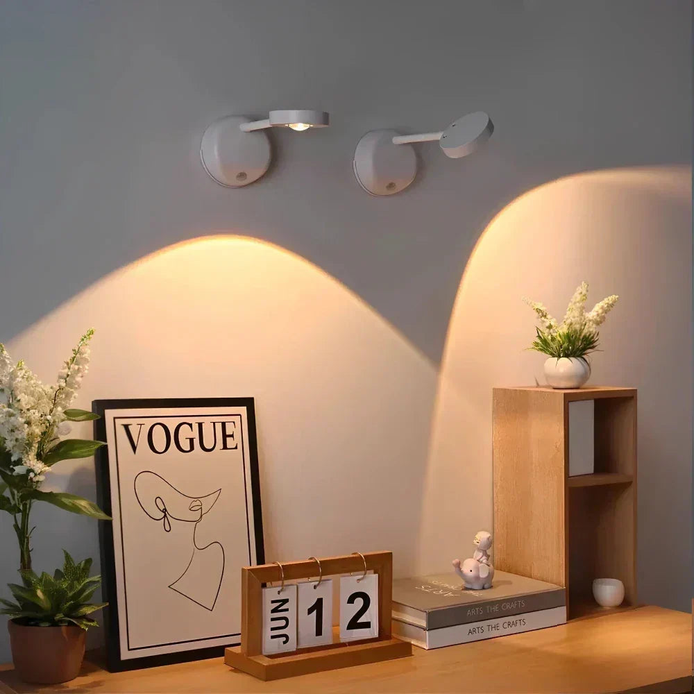 Draadloze LED-spot met bewegingssensor - 360° draaibaar
