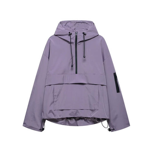Waterdichte Dames Anorak Regenjas – Ademend en Lichtgewicht