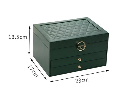 EleganceBox Luxe Sieradendoos – Meervoudige Opbergbox voor Sieraden